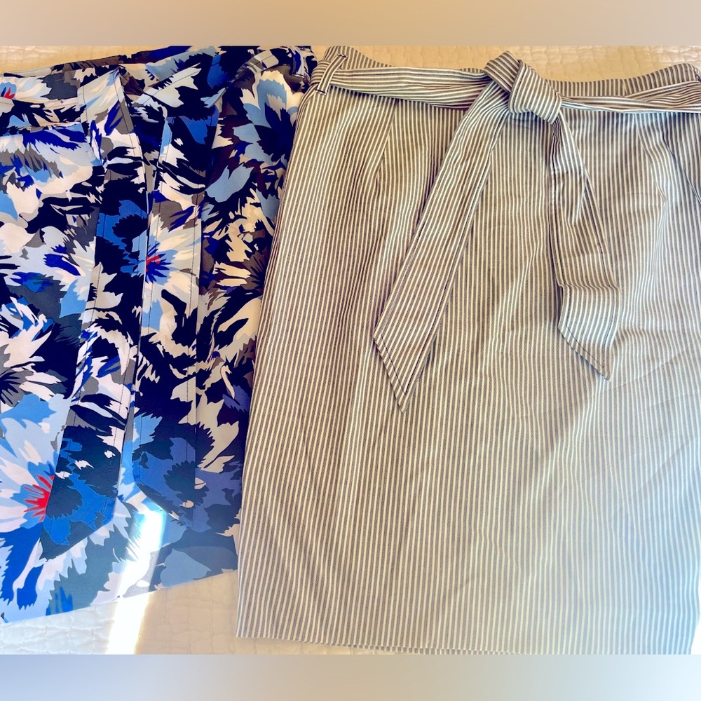 Lane Bryant two spring/ summer skirts both size 14 in new condition no defects